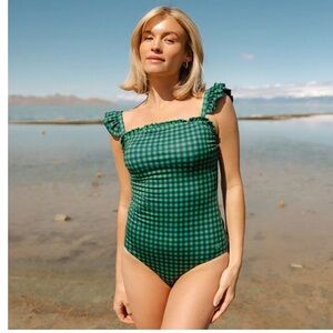 Albion :: The Mimi Gingham One-Piece :: NWT